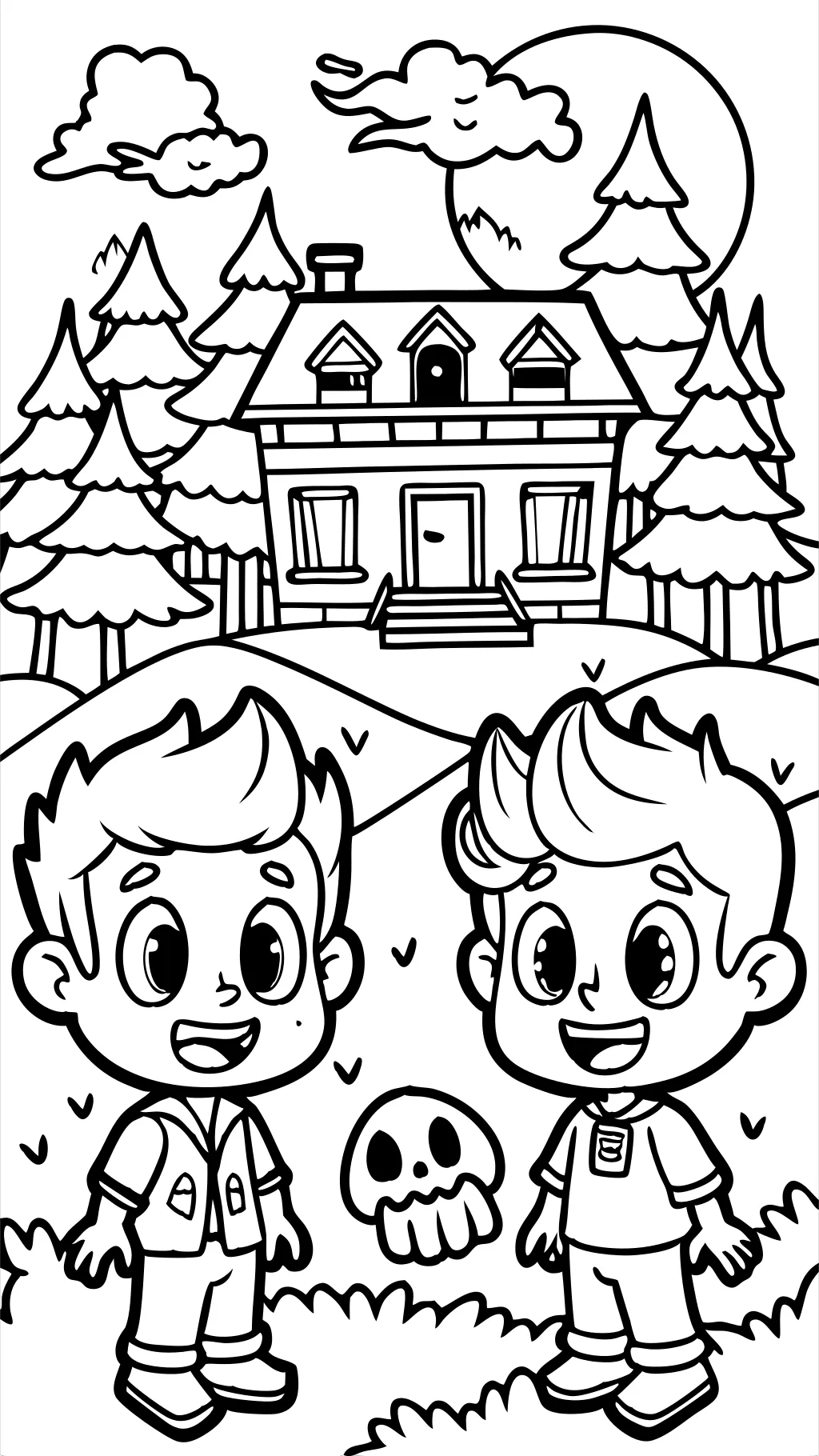 coloriages Sam et Colby